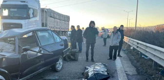 Başkentte Kamyon-Otomobil Kaza: 1 Ölü, 4 Yaralı