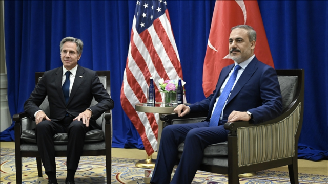 Dışişleri Bakanı Hakan Fidan, ABD'li mevkidaşı Antony Blinken ile görüştü