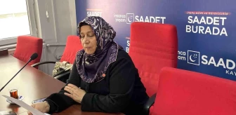 Saadet Partisi Kayseri Kadın Kolları Başkanı Yerli Malı Haftası'nda açıklama yaptı