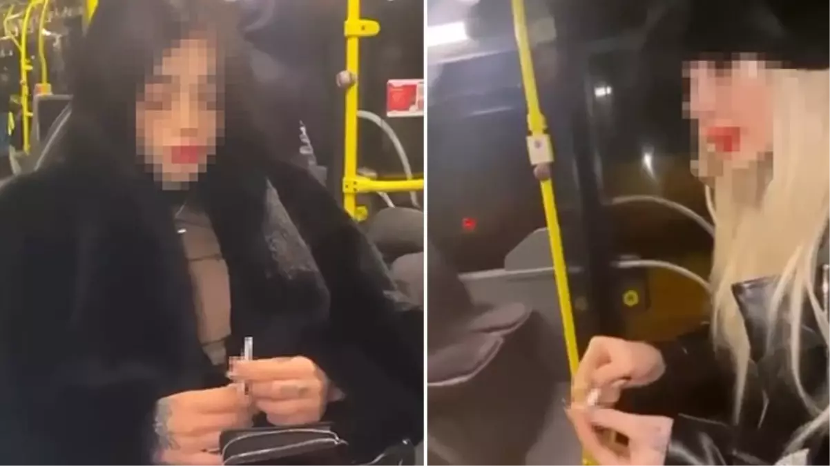 Metrobüste uyuşturucu hazırlayan 3 kadın gözaltına alındı