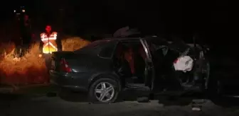 Nevşehir'de kafa kafaya çarpışan otomobillerde 2 ölü, 3 yaralı