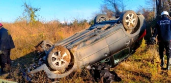 Zonguldak'ta Kontrolden Çıkan Otomobilin Takla Atması Sonucu Genç Kadın Hayatını Kaybetti