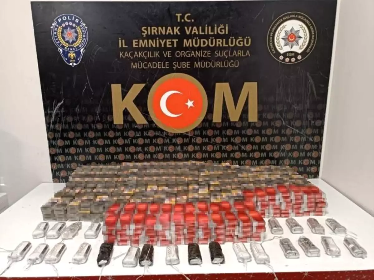 Şırnak'ta Kaçakçılık Operasyonu: 62 Şüpheliye Adli İşlem
