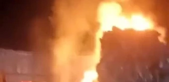 Ümraniye'de İki Farklı Katı Atık Depolama Merkezinde Yangın Çıktı