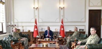 Ordu Komutanı Ali Sivri, Tekirdağ Valisi Recep Soytürk'ü ziyaret etti