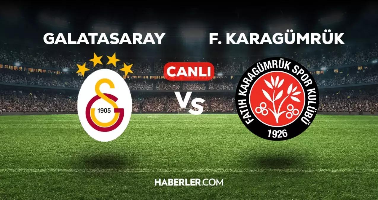 Galatasaray - Fatih Karagümrük maçı CANLI izle! Galatasaray - Fatih Karagümrük maçı canlı yayın izle! Nereden, nasıl izlenir?