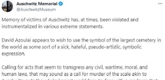 İsrail Konsey Başkanı Auschwitz Müzesi'ne Dönüştürülmesini İstedi