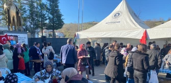 Samsun'un Alaçam ilçesinde Filistin'e yardım için kermes düzenlendi