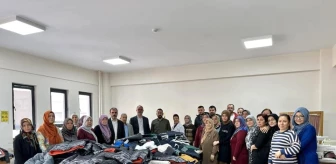 Simav Belediyesi Kültür Merkezi'nden Gazze'ye mont desteği