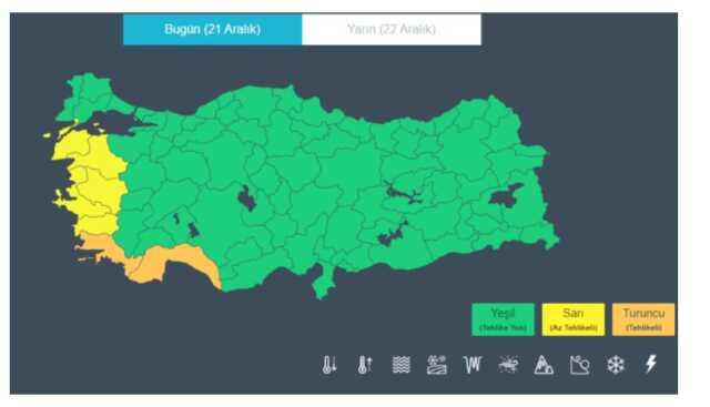 Bu hafta sonu hava yağmurlu mu? 21-22 Aralık yağmur yağacak mı, hava nasıl olacak?