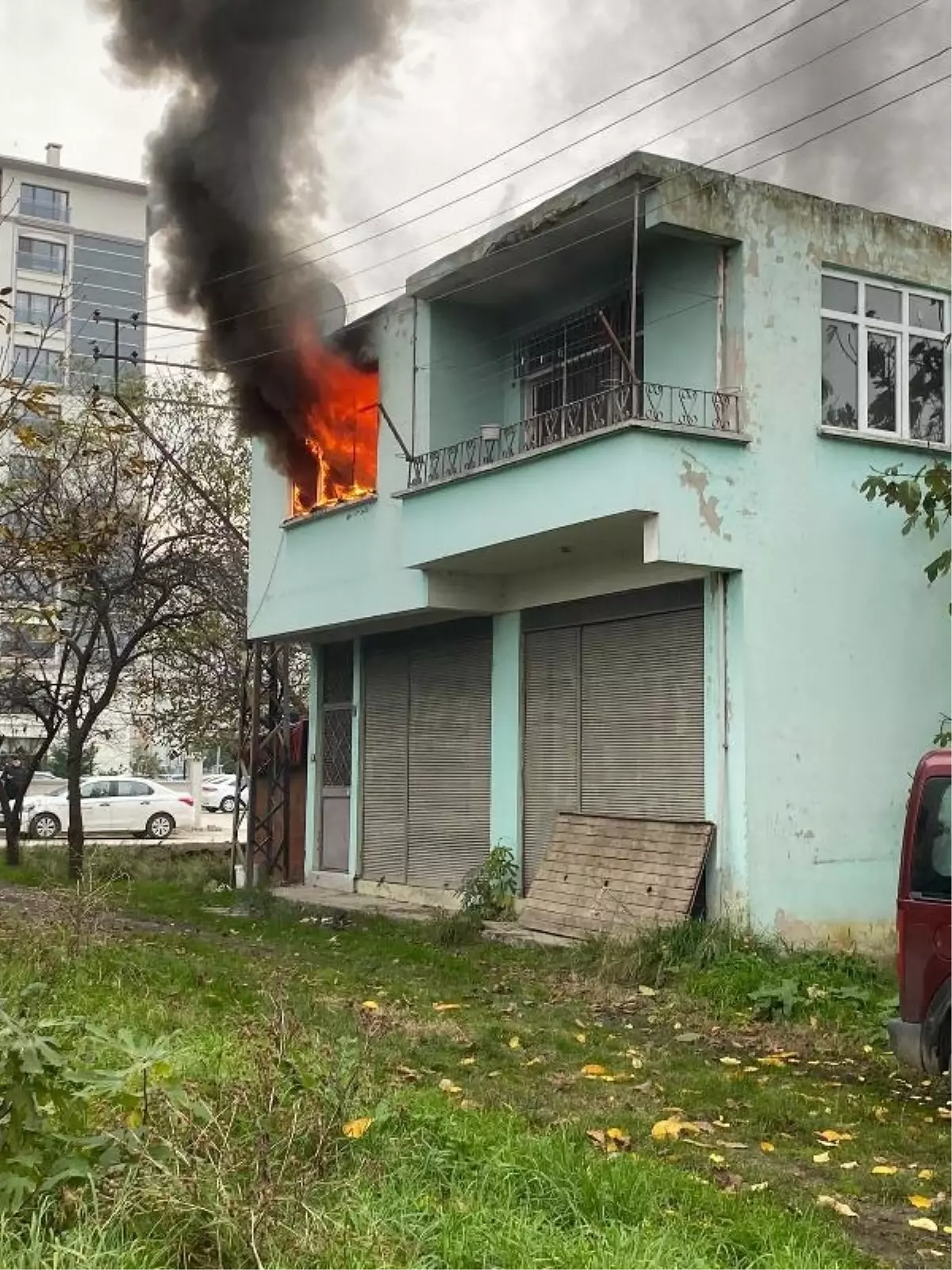 Samsun'da Elektrik Battaniyesiyle Çıkan Yangın Söndürüldü