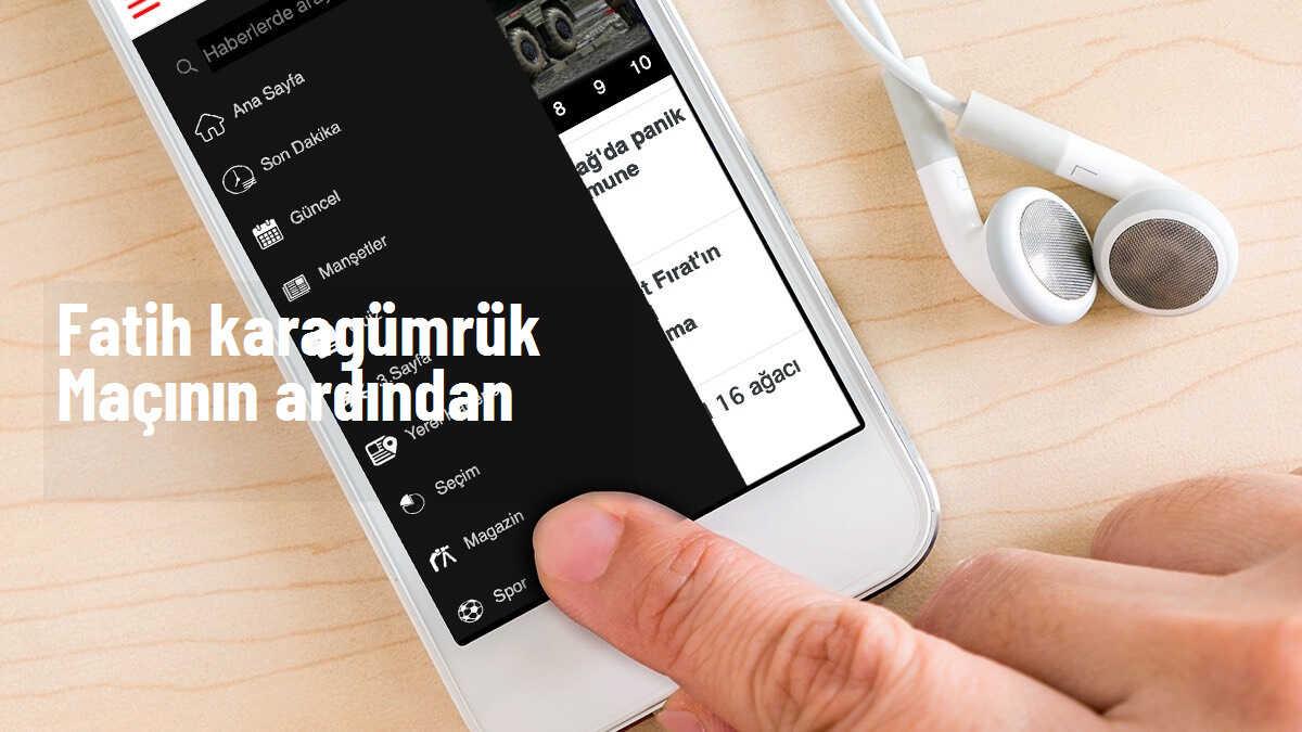 Fatih Karagümrük maçının ardından