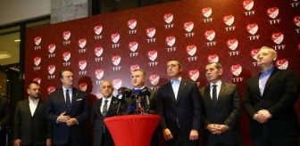 Gençlik ve Spor Bakanı ile Türkiye Futbol Federasyonu Başkanı Kulüpler Birliği Toplantısında Buluştu