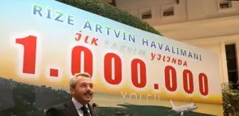 Rize-Artvin Havalimanı'nda 1 Milyonuncu Yolcu Törenle Karşılandı