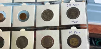 Eskişehir'de Para Koleksiyonu Yapan Oğuz Ekici'nin Koleksiyonunda Aşık Veysel'in Türküsündeki 10 Para da Yer Alıyor