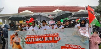Diyarbakır, Bingöl, Siirt ve Batman'da sağlık çalışanları Gazze için yürüdü