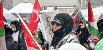 Erzurum ve Kars'ta doktorlar Gazze için 'sessiz yürüyüş' gerçekleştirdi