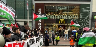 Hollanda'da Filistin'e Destek Yürüyüşü