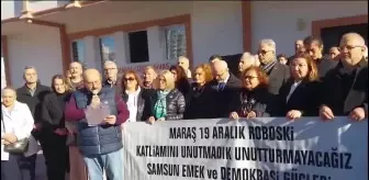 PSAKD Samsun Şube Başkanı: Maraş Katliamını Unutmadık, Unutturmayacağız