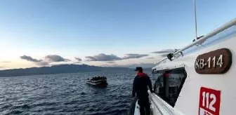 Yunanistan unsurlarınca geri itilen 42 kaçak göçmen kurtarıldı