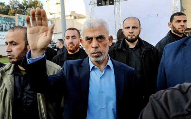 Hamas lideri Yahya Sinwar.
