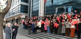 Amasya Belediyesi mesaiye 'şehitlere dua' ile başladı