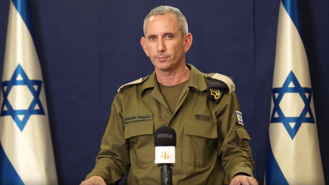 İsrail Ordu Sözcüsü Daniel Hagari,