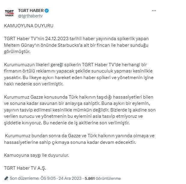 Meltem Günay kimdir? TGRT spikeri Meltem Günay neden görevden alındı?