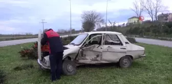 Samsun'da trafik kazası: 3 kişi yaralandı