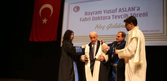 İÇDAŞ Yönetim Kurulu Üyesi Bayram Yusuf Aslan'a Fahri Doktora Unvanı Verildi
