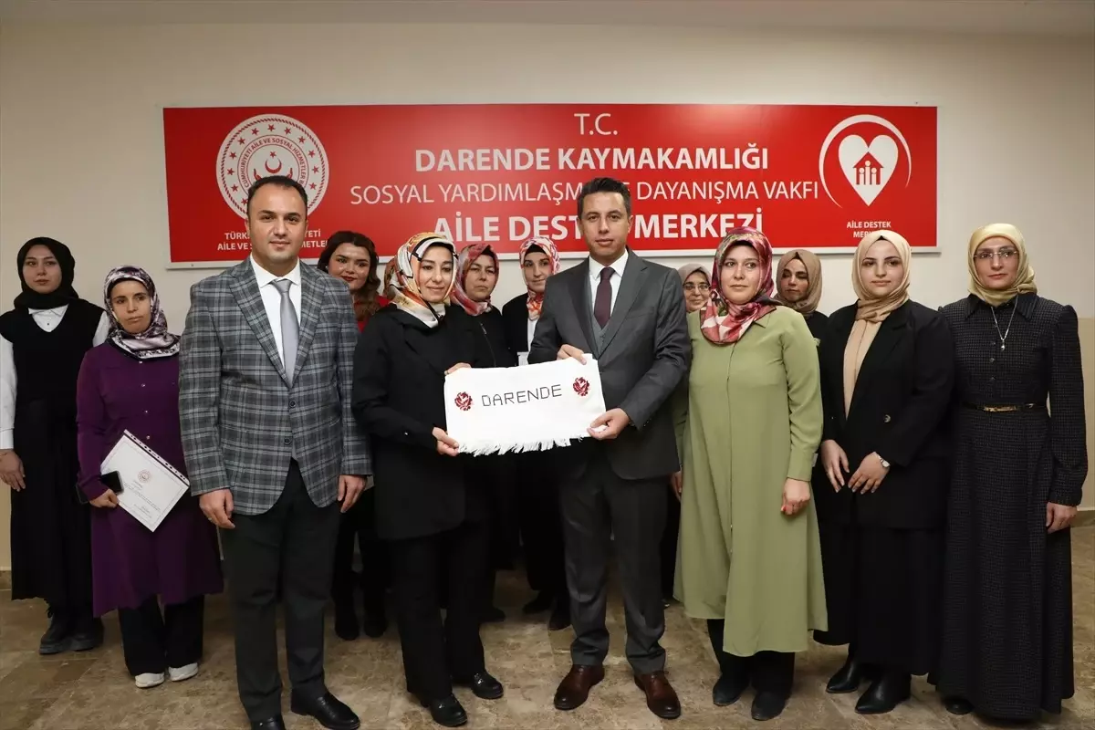 Darende'de ADEM Yıl Sonu Sergisi Açıldı