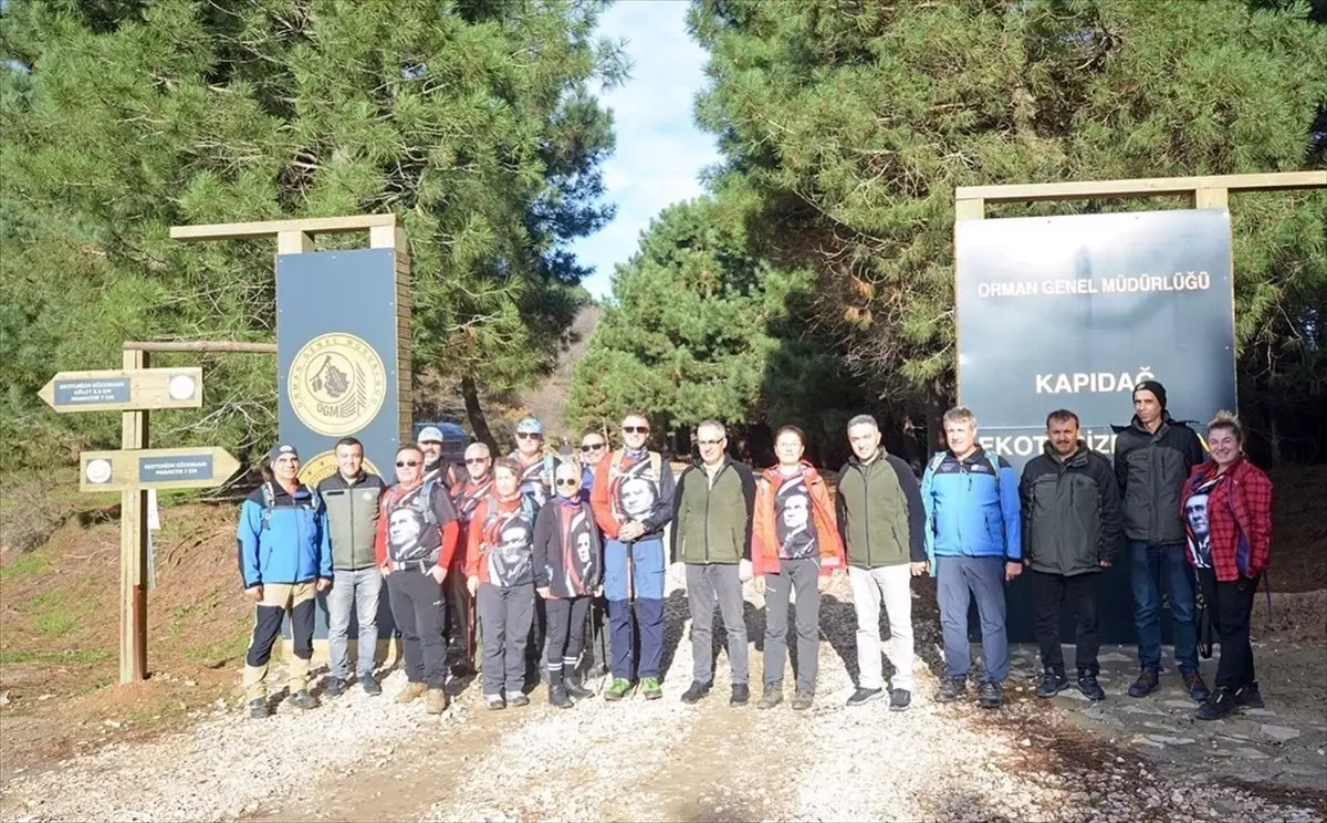 Balıkesir Orman Bölge Müdürü Kemal Kayıran, Kapıdağ Yarımadası Ekoturizm Rotası'ndaki etkinliğe katıldı