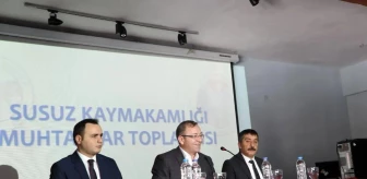 Kars Valisi Ziya Polat, Susuzlu Muhtarlarla Toplantı Yaptı