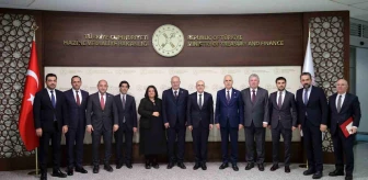 ATO Başkanı Gürsel Baran, Hazine ve Maliye Bakanı Mehmet Şimşek'i ziyaret etti