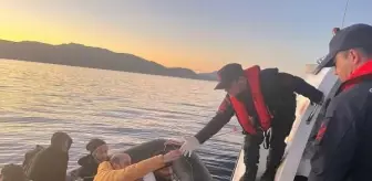 Bodrum'da 31 kaçak göçmen yakalandı, 44 kaçak göçmen kurtarıldı