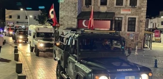 Bodrum Offroad Kulübü, Pençe Kilit Harekatı'nda şehit olan askerler için konvoy düzenledi