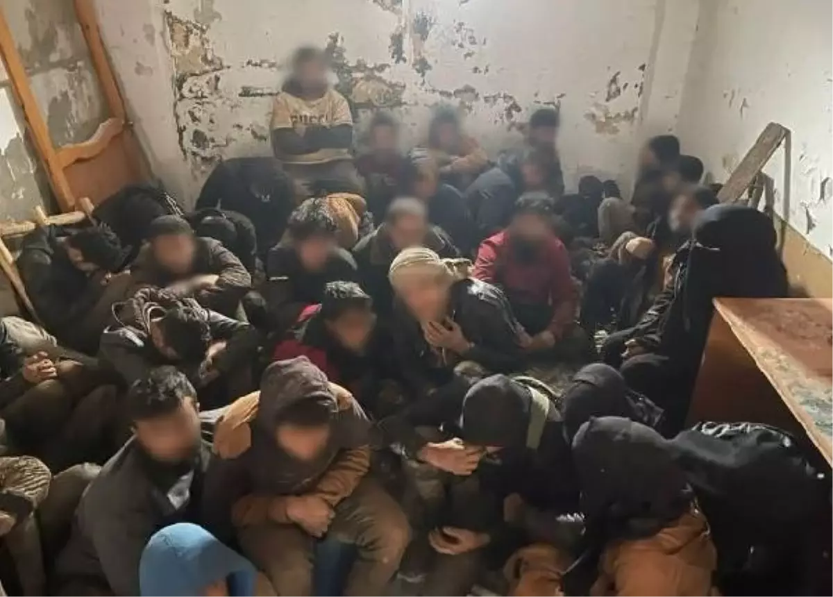 Gaziantep'te 58 kaçak göçmen yakalandı