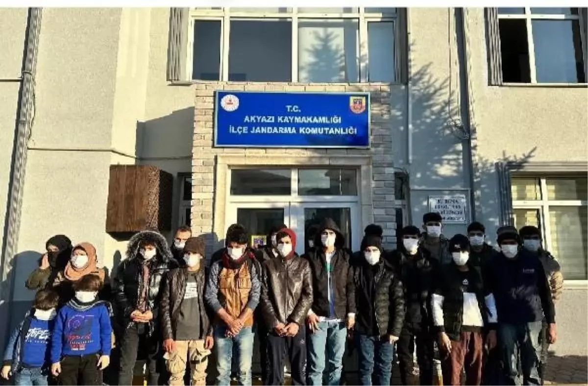Sakarya'da 31 kaçak göçmen yakalandı