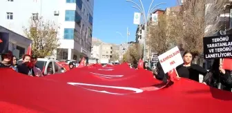 Şırnaklı Kadınlar ve Çocuklar Teröre Lanet Yürüyüşü Gerçekleştirdi