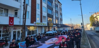Yozgat'ta Sarıkamış Şehitlerini Anma Yürüyüşü düzenlendi