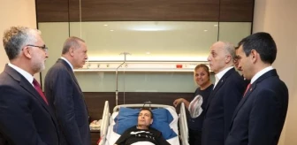 Cumhurbaşkanı Erdoğan, Türk Metal Sendikası Başkanı ve eski AK Parti milletvekilini hastanede ziyaret etti