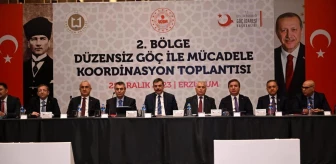 İkinci Bölge Düzensiz Göçle Mücadele Koordinasyon Toplantısı Gerçekleştirildi