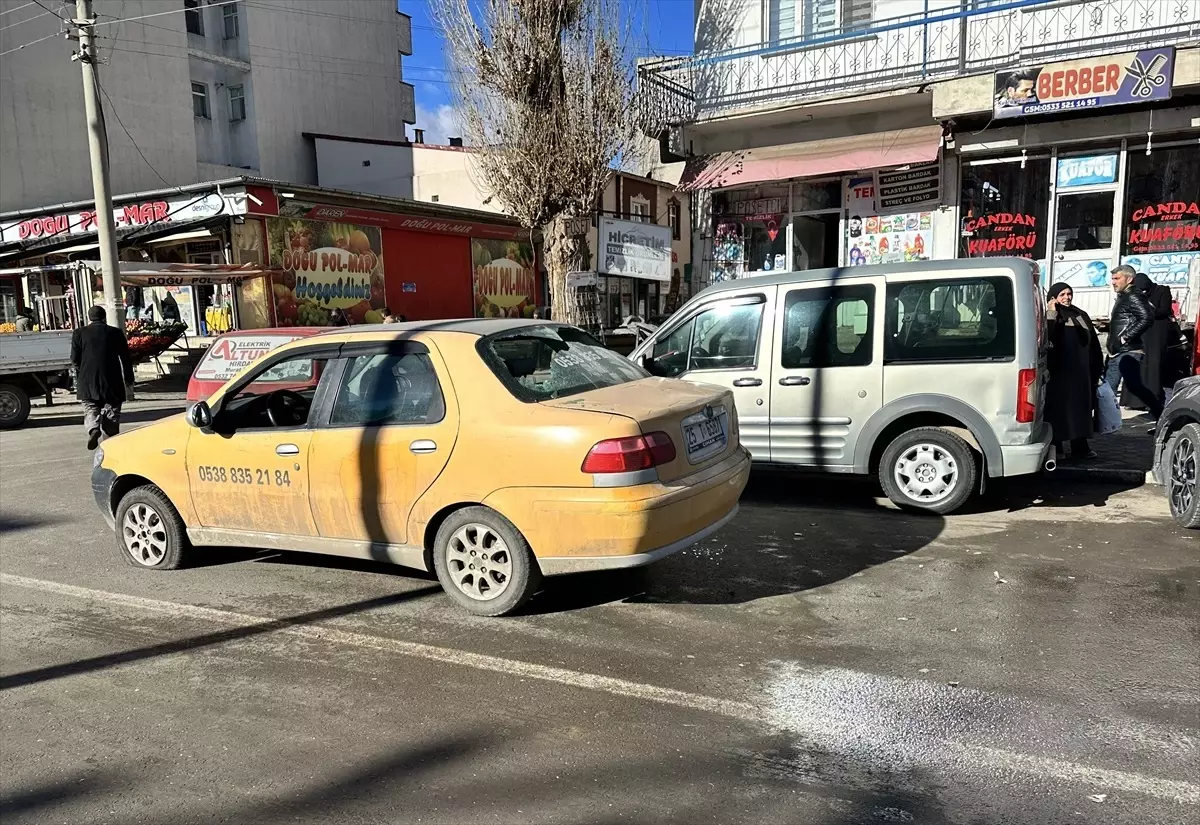 Erzurum'da Taksi Şoförü Silahlı Saldırıya Uğradı