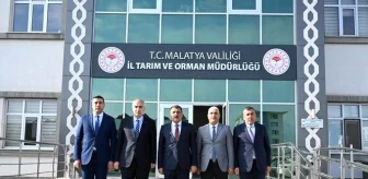 Malatya Büyükşehir Belediye Başkanı Selahattin Gürkan, İl Tarım ve Orman Müdürü Osman Akar'ı ziyaret etti