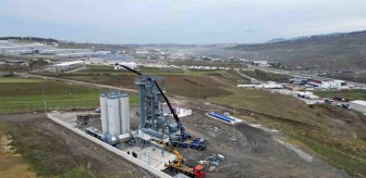 Samsun Büyükşehir Belediyesi Yeni Asfalt Üretim Tesisi Kuruyor