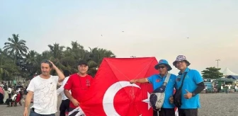 Türk Uçurtma Takımı Hindistan'da Beypore Uluslararası Uçurtma Festivali'ne katıldı