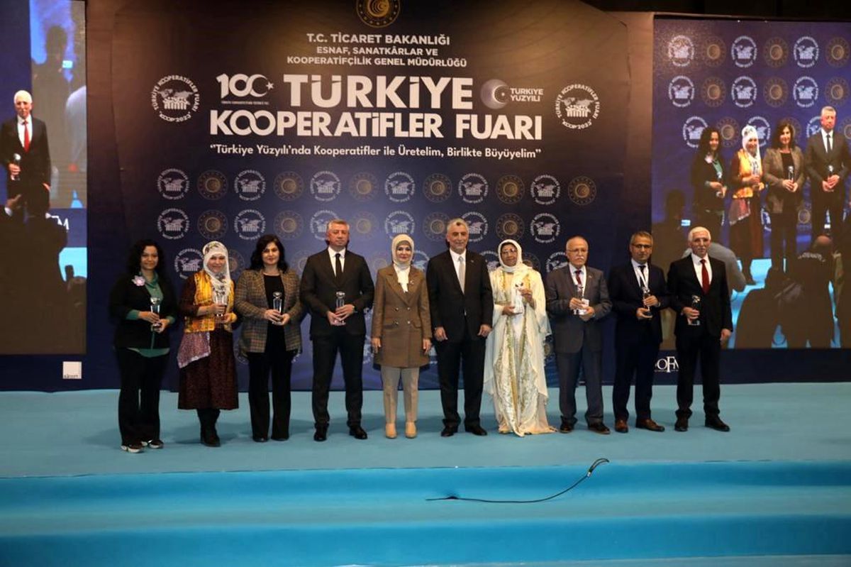 Erciyes KSS Yapı Kooperatifi'ne 'Yılın Kooperatifi' ödülü