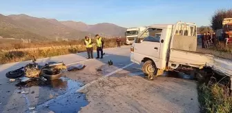 İznik'te motosiklet kazası: Sürücü hayatını kaybetti