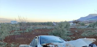 Gaziantep'te şarampole devrilen otomobilde 3 kişi yaralandı