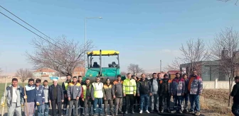 Kayseri Büyükşehir Belediyesi İncesu ilçesinde yol çalışmalarına başladı